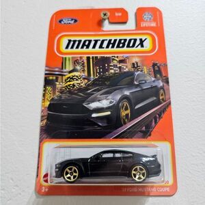 Matchbox Black 19 Ford Mustang Coupe